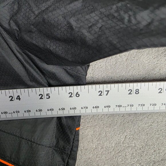 Mens Nike OSU Black & Orange 1/4 Zip Windbreaker Jacket Oklahoma State Size L - Picture 6 of 9